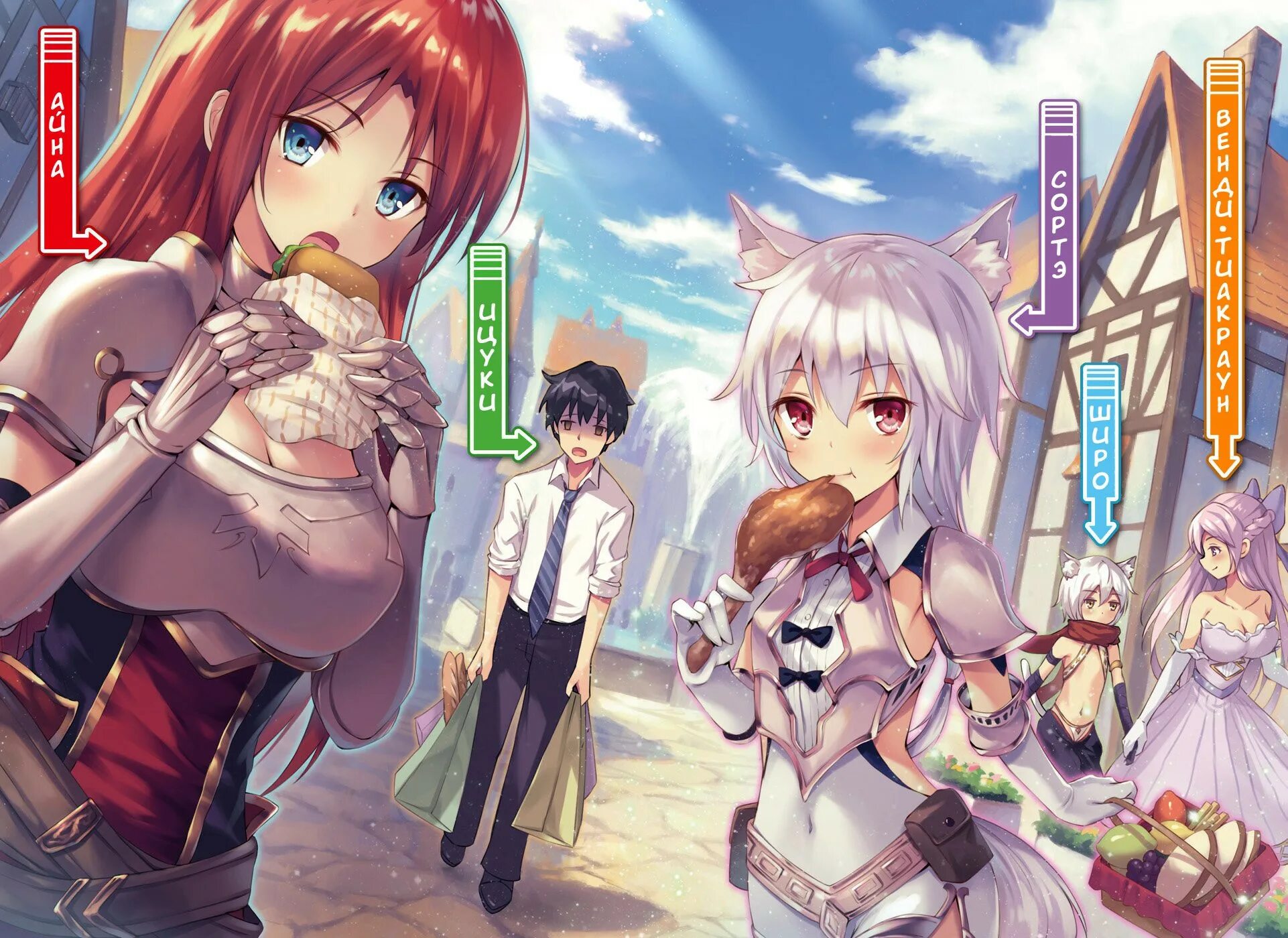 Death march kara hajimaru isekai kyousoukyoku. Новая жизнь в ином мире. Новеллы про другой мир. Ранобэ исекай. Ранобэ isekai.