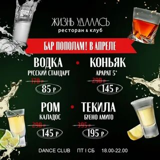 Гости бар меню