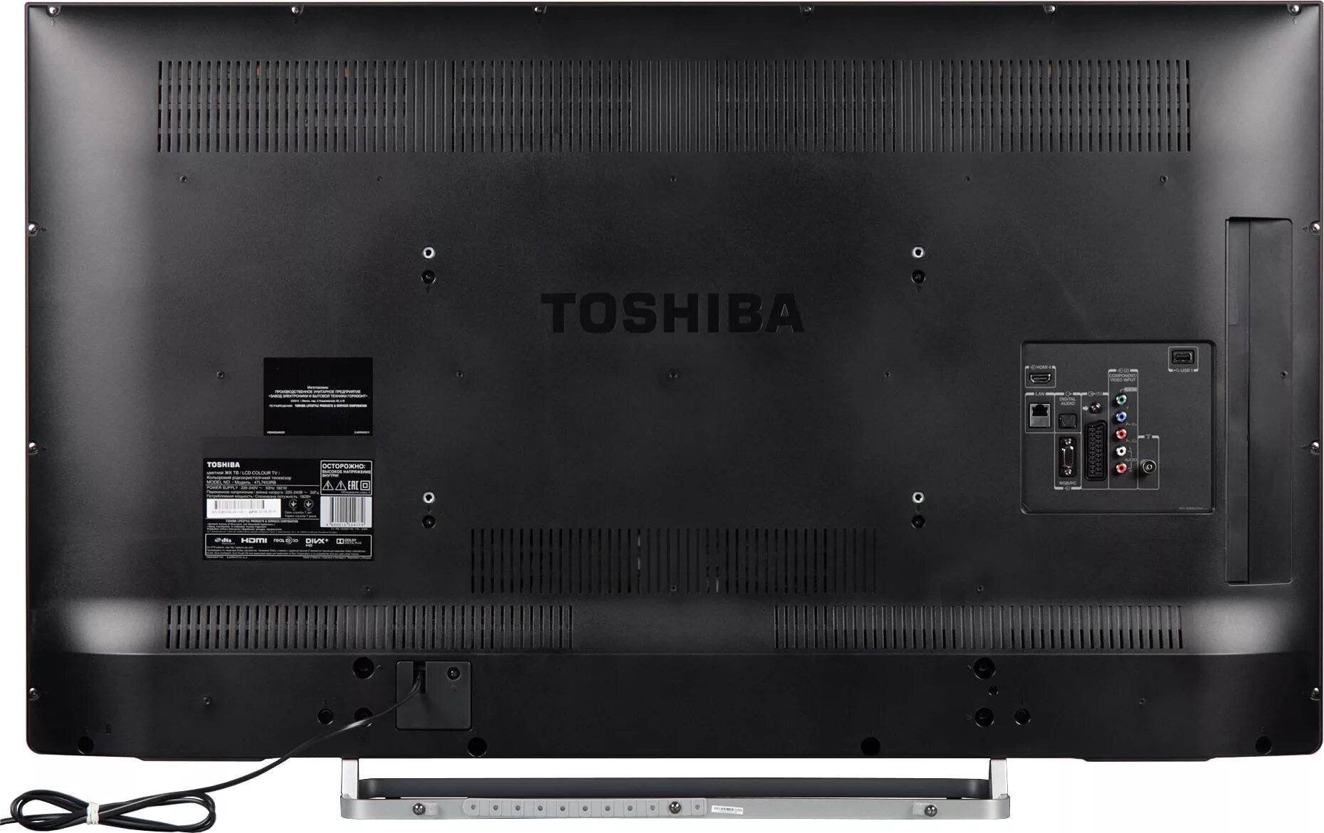 Toshiba 47l7453rb. Задняя стенка телевизора LG uk6450.