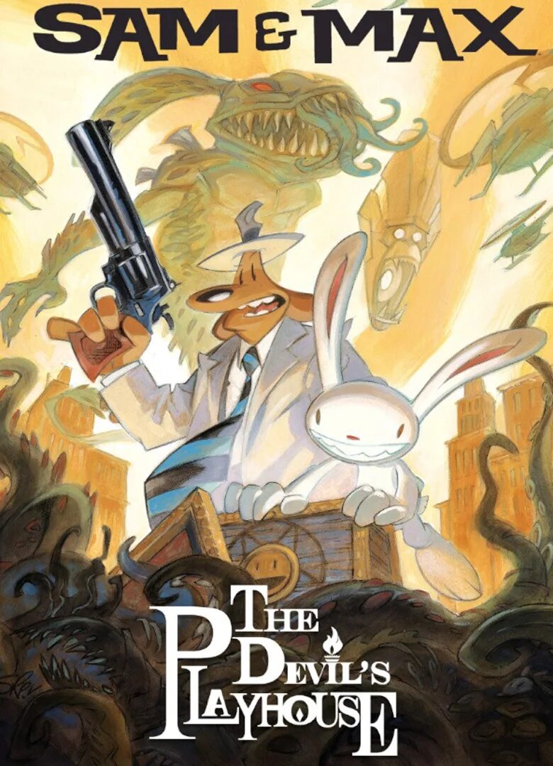 The same as presents. Sam & Max: the Devil's Playhouse обложка. Sam & Max: the Devil’s Playhouse Max. Sam and Max 3.