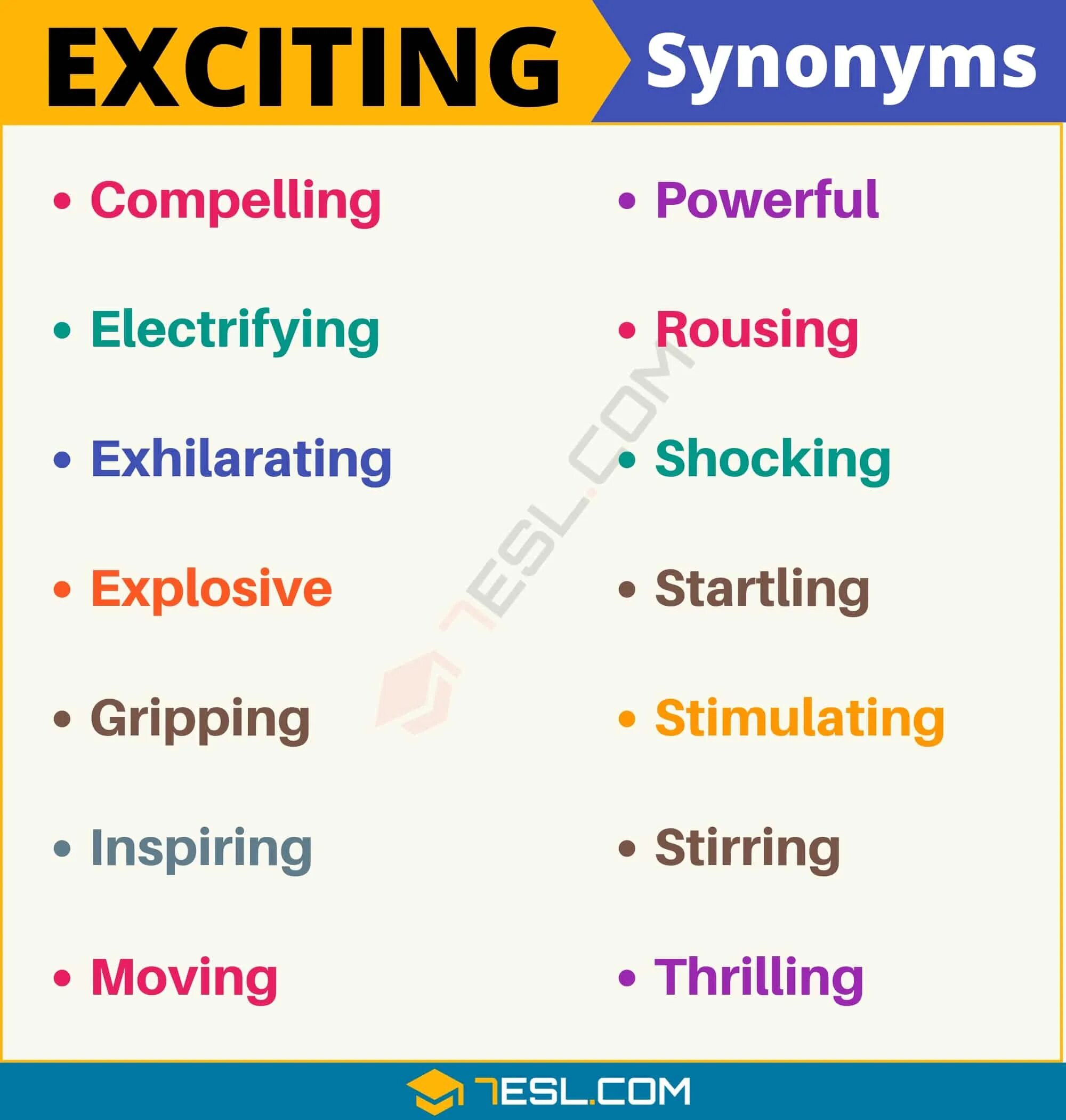 Exciting предложения. Exciting synonyms. Excited синонимы. Exciting синонимы. Synonyms for exciting.