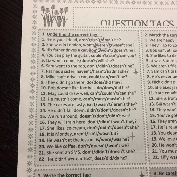 Write questions to the underlined. Question tags underline the correct tag. Английский язык 5 класс underline the correct tag. Correct tag примеры. 3. Write the correct tag:.