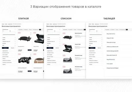 Система каталог товаров