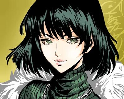Download wallpaper look, girl, Fubuki, Onepunch-Man, Anpanman, section shonen in