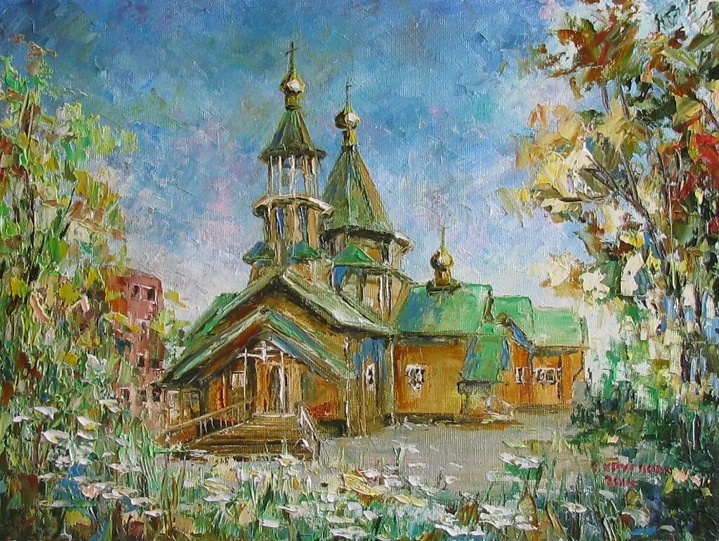 Описание художественной картины. Храм георгия победоносца кутузово. картины художника георгия белащенко. георгий круглов художник. храм георгия победоносца в нижнем новгороде на картине маслом.