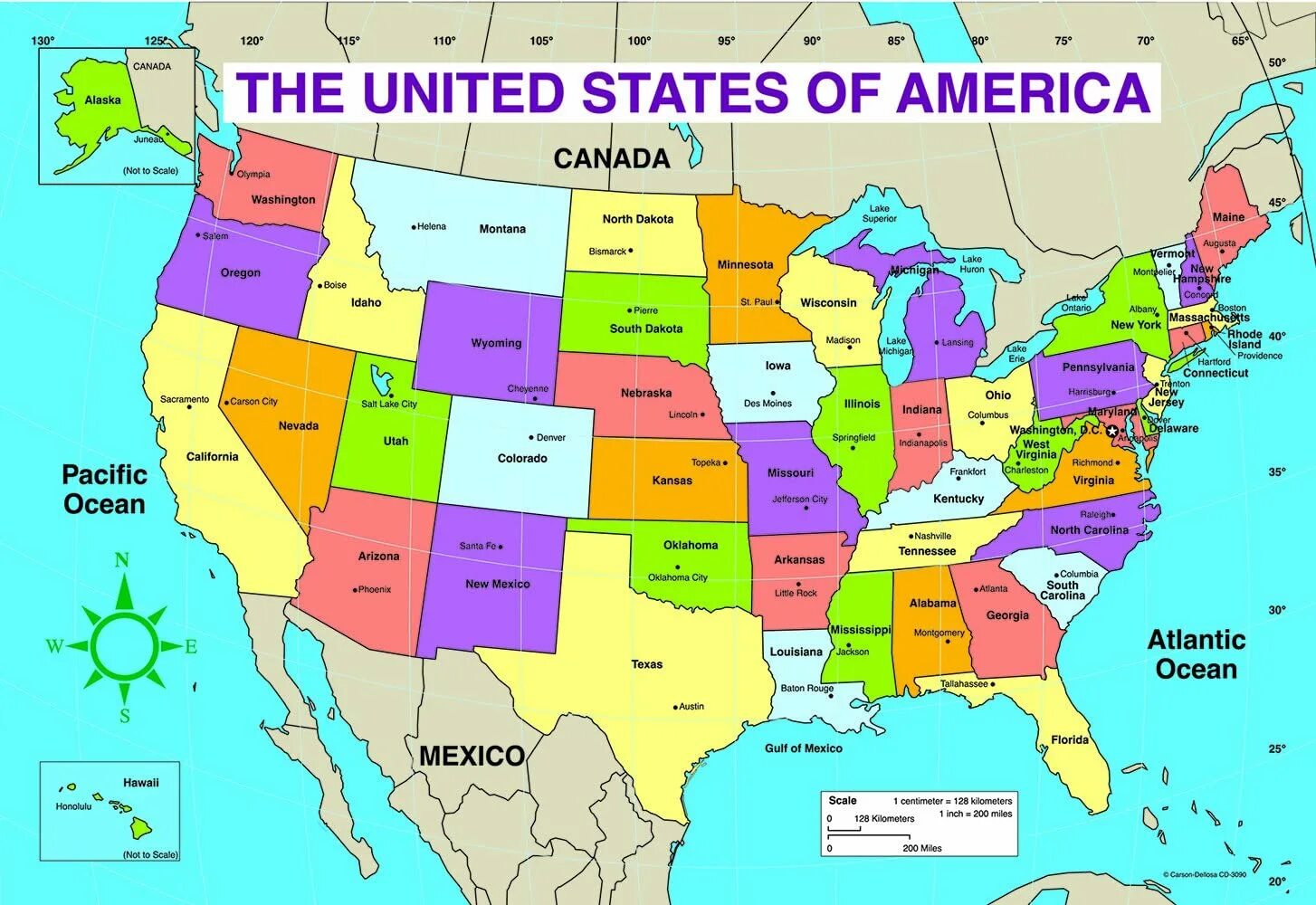 План соединенные штаты америки. The United States of America карта. United States of America карта Штатов. USA Map with States. Карта США со Штатами.