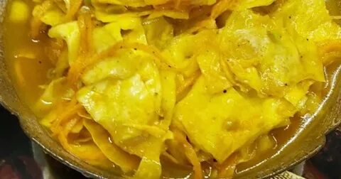 Желтая капуста по корейски