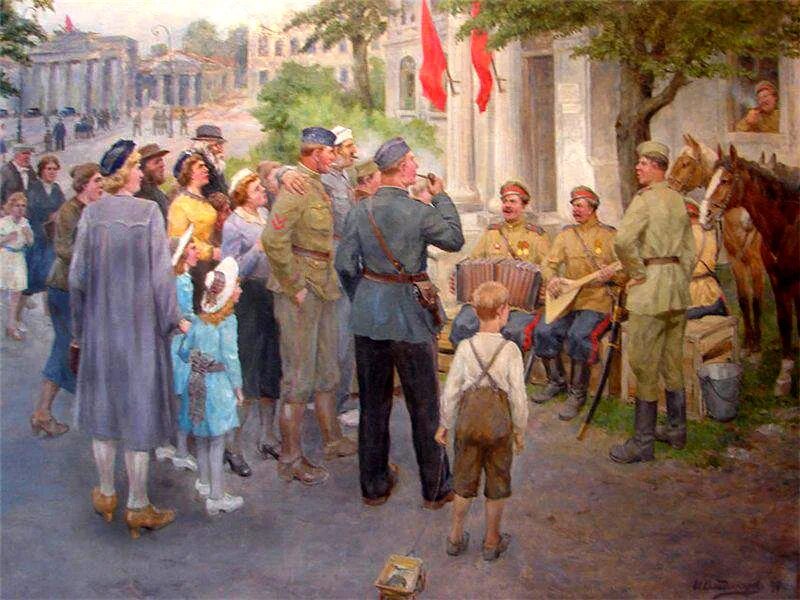 Картина дата. Дмитрий Шмарин. Победа. Берлин.. Иван Владимиров картины о Великой Отечественной войне. Победа Берлин 1945 Шмарин. День Победы живопись.