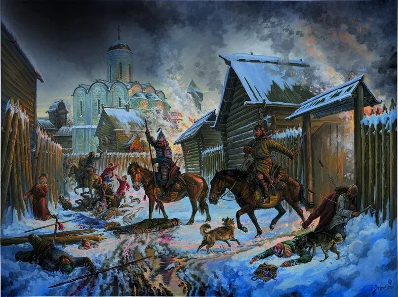 Монголов татарское иго