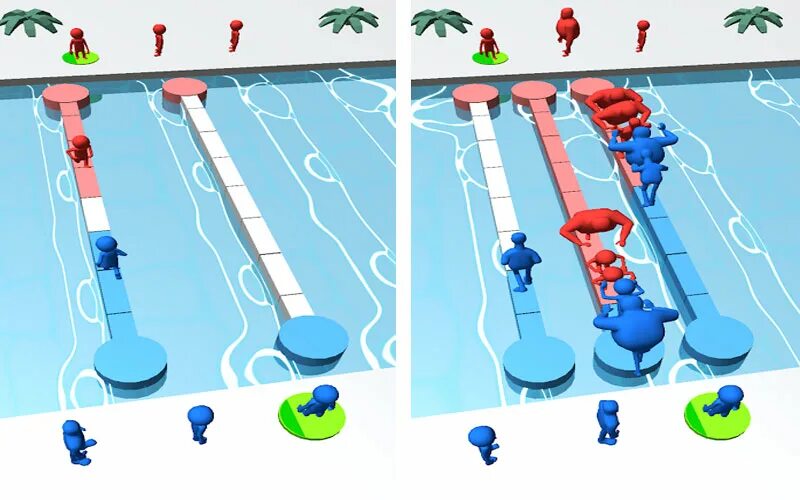 Gang beasts v1. Ганг бист игра. Игра человечки. 3. Игра где надо выталкивать друг друга.