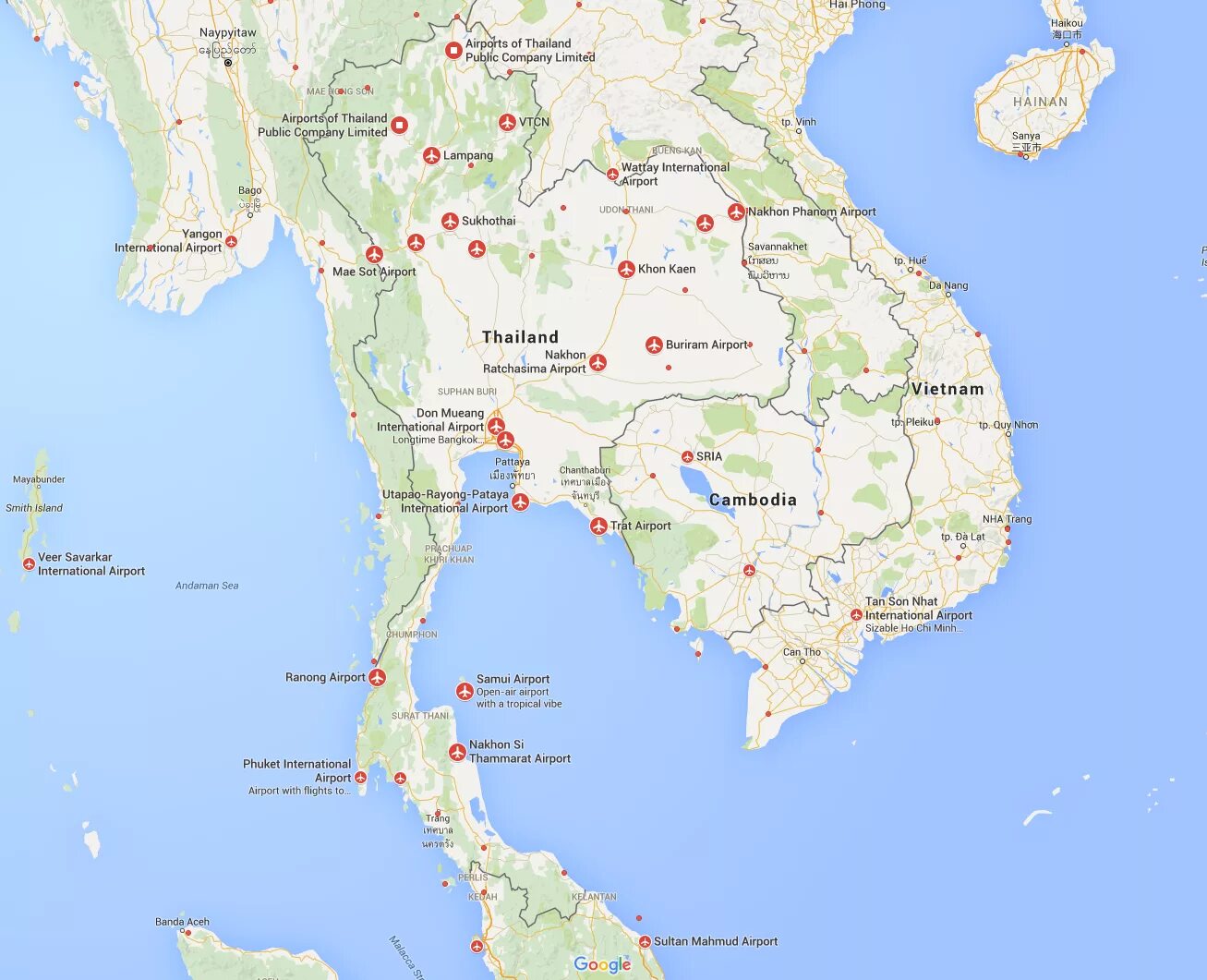 Карта Тайланда с островами. Карта Тайланда с аэропортами. Аэропорт Пхукет на карте Тайланда. Самуи Таиланд на карте. Карта городов таиланда