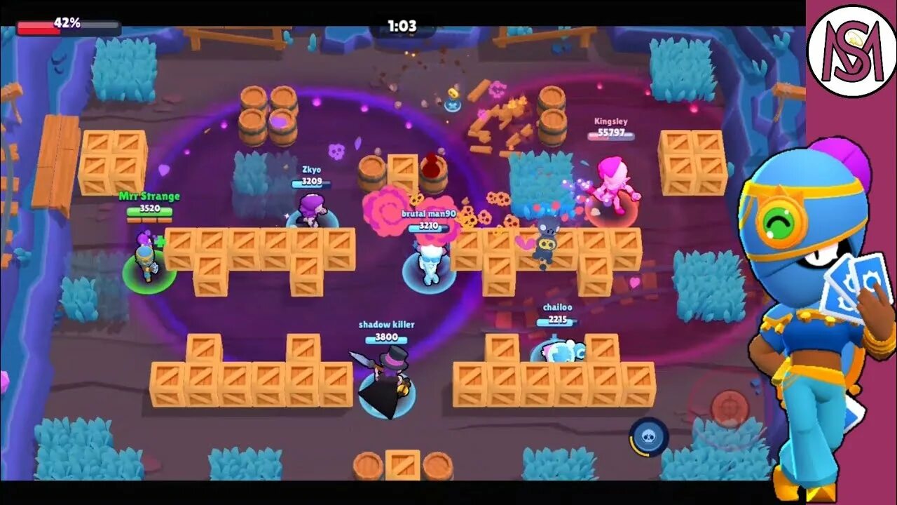 Https link brawlstars com en action v. Барли Brawl Stars. Brawl Stars Tara бедовая. Brawl Stars бай бай ящики.