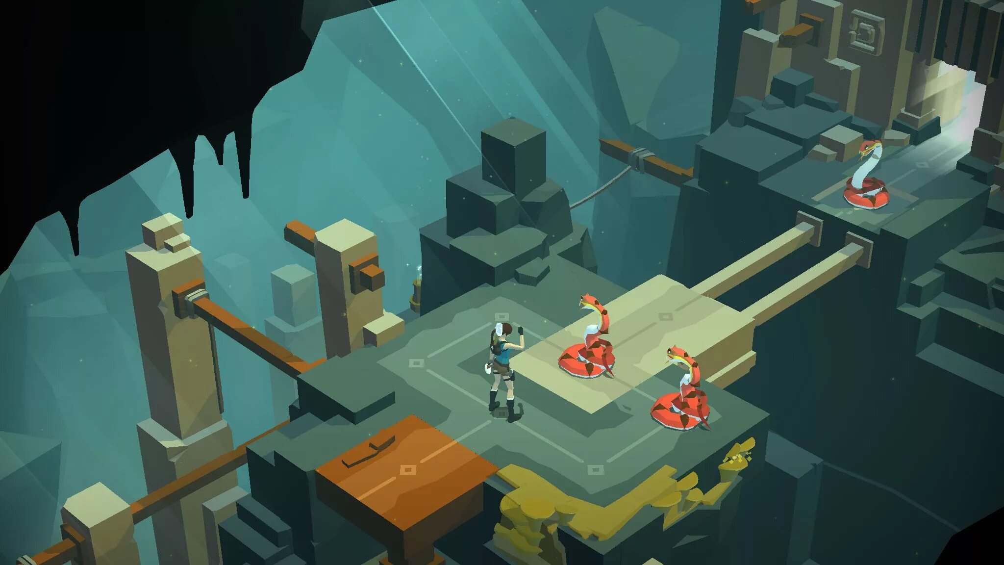 Lara Croft go. Раннер 2д Юнити. 2д инди игры. Инди игры изометрия.