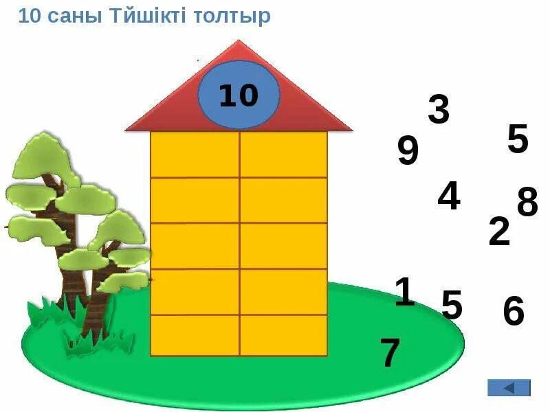 Математика 1 сынып. Математика тапсырмалар. 10 Саны мен цифры.