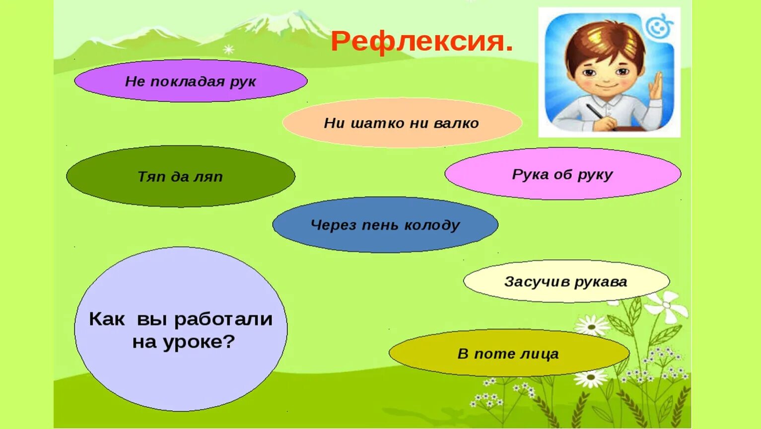 Рефлексия после урока