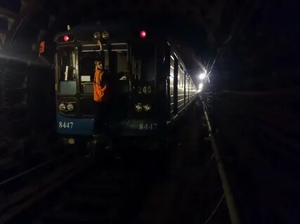 Работа в метро ночью