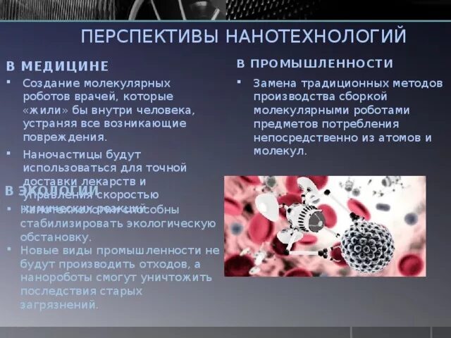 Нанотехнологии в медицине. Перспективы нанотехнологий в медицине. Перспективы развития нанотехнологий. Нанотехнологии и наноматериалы в медицине. Проблемы нанотехнологий