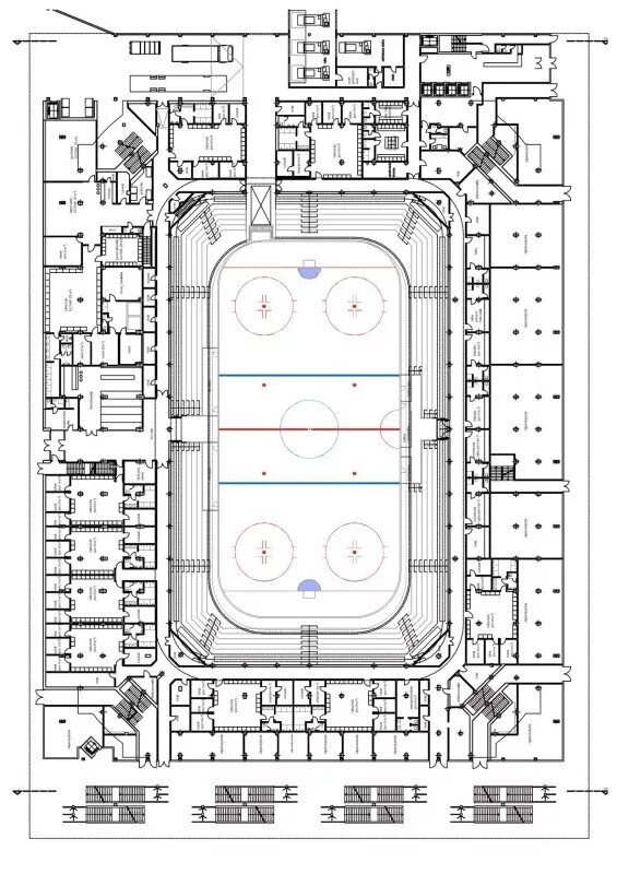 Помещения спортивного комплекса. Хоккейная Арена план. Экспликация ледовой арены. Ледовая Арена план здания. Планировка ледовой арены.