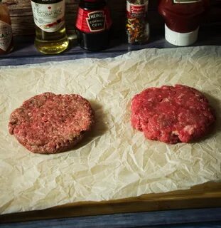 Круглая котлета из рубленного мяса