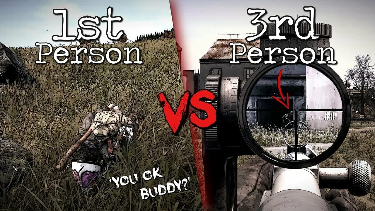 DAYZ Crossbow. DAYZ арбалет. How to Survive: third person Standalone Gameplay. 1st person