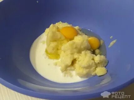 Пюре с моцареллой