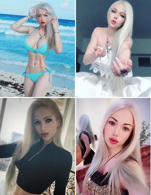 девушку превратили в куклу