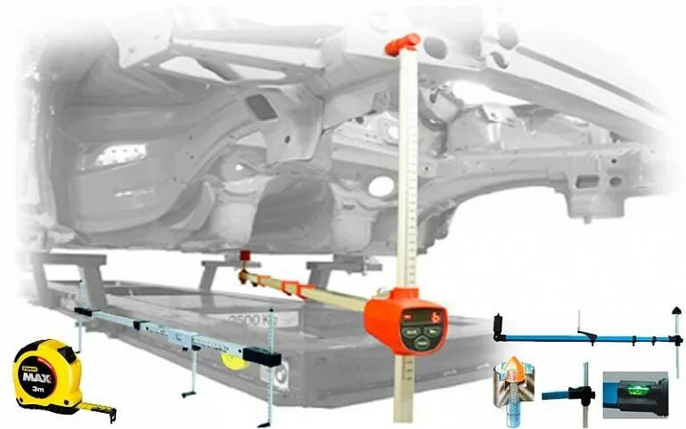 Изменение геометрии автомобиля. Siver data система измерения геометрии кузова. Точки измерения геометрии кузова Ларгус. Телескопическая механическая система контроля геометрии кузова. Кузовная линейка для измерения геометрии кузова.