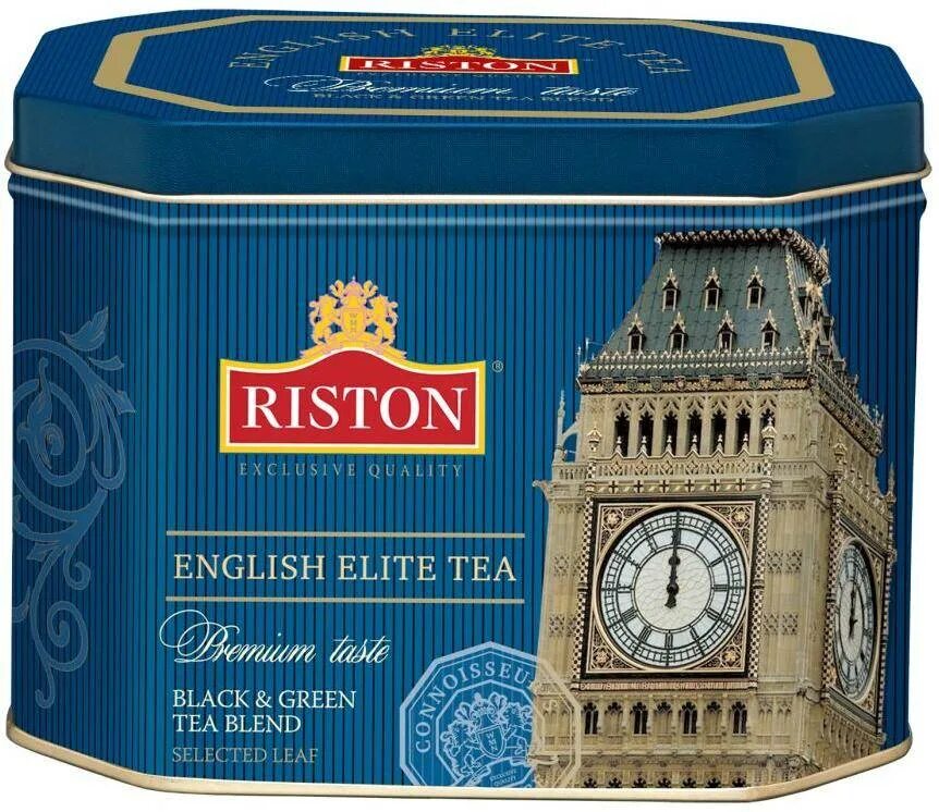 Чай купить в уфе. Ристон чай английский элитный чай. Чай «Ристон» (Riston). Чай Riston English Elite. 200г чай Riston Elite Ceylon чёрный листовой.