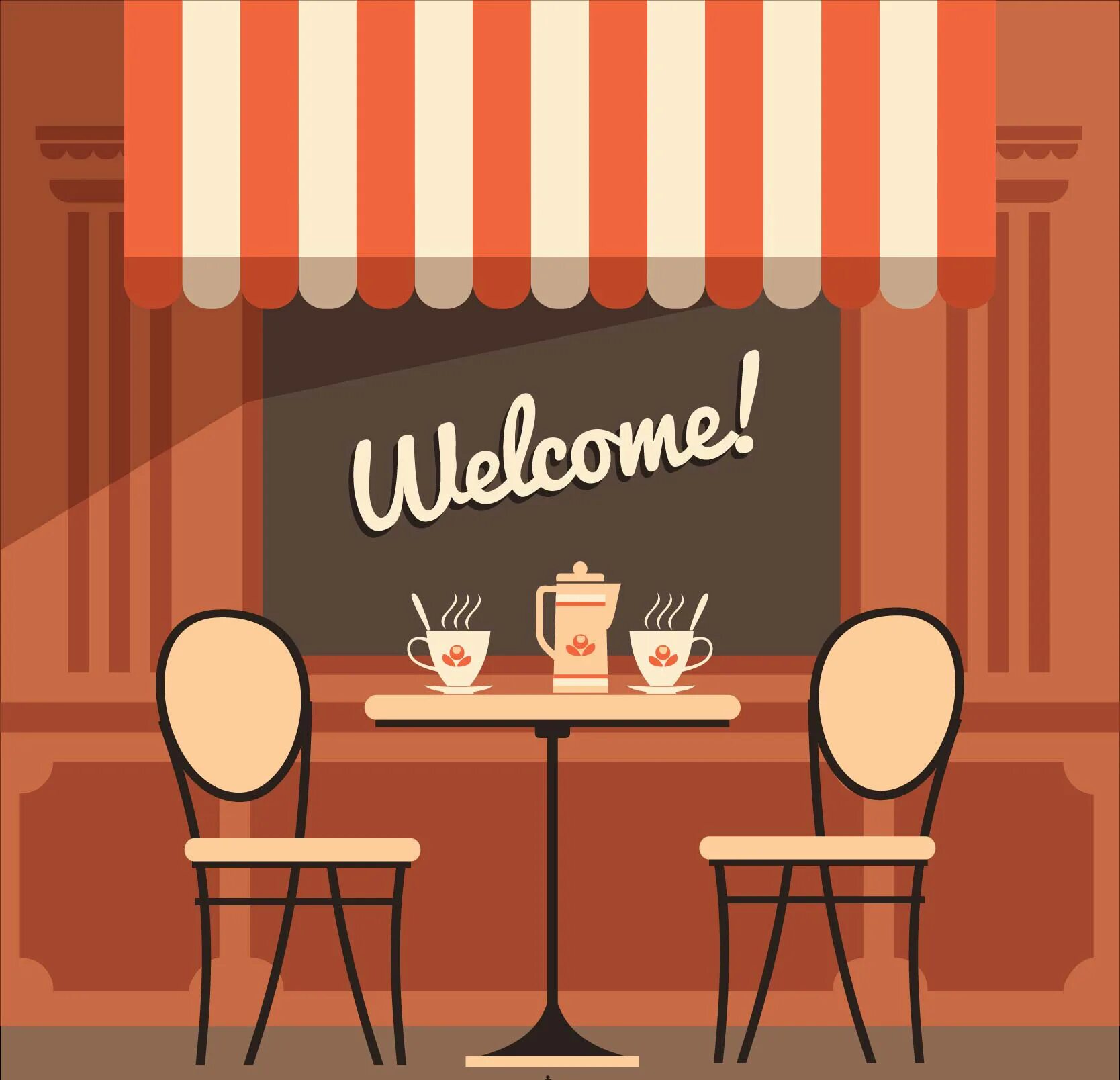 Let s go to the cafe