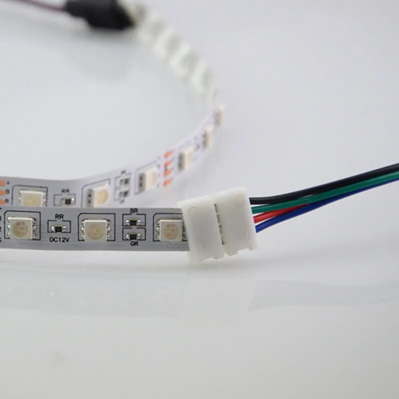 Светодиодная лента ампер. RGB 5050 SMD 4pin. Разъем для светодиодной ленты 5050. Провода для светодиодной ленты 4 провода. Кабель RGB-5 для соединение led ленты.