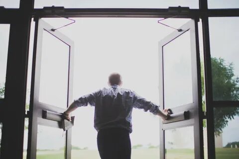 Doors person