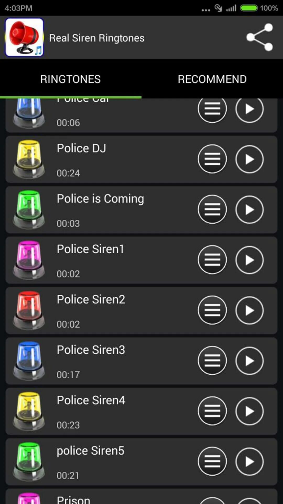Мелодия сирены. Сирена полиции приложения. Рингтоны приложение андроид разные звуки. Разные сирены звуки.