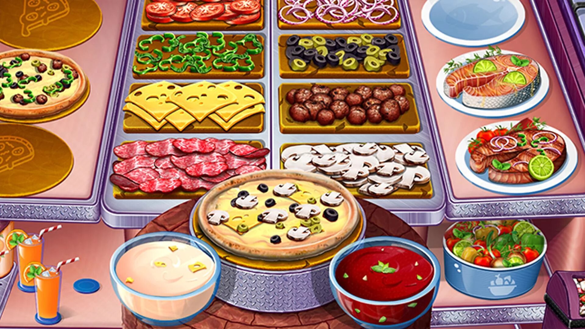 Игру найти еда. Кухонная лихорадка итальянский буфет. cooking craze игра еда для детей. еда для игры в ресторан. кулинарная городская еда.