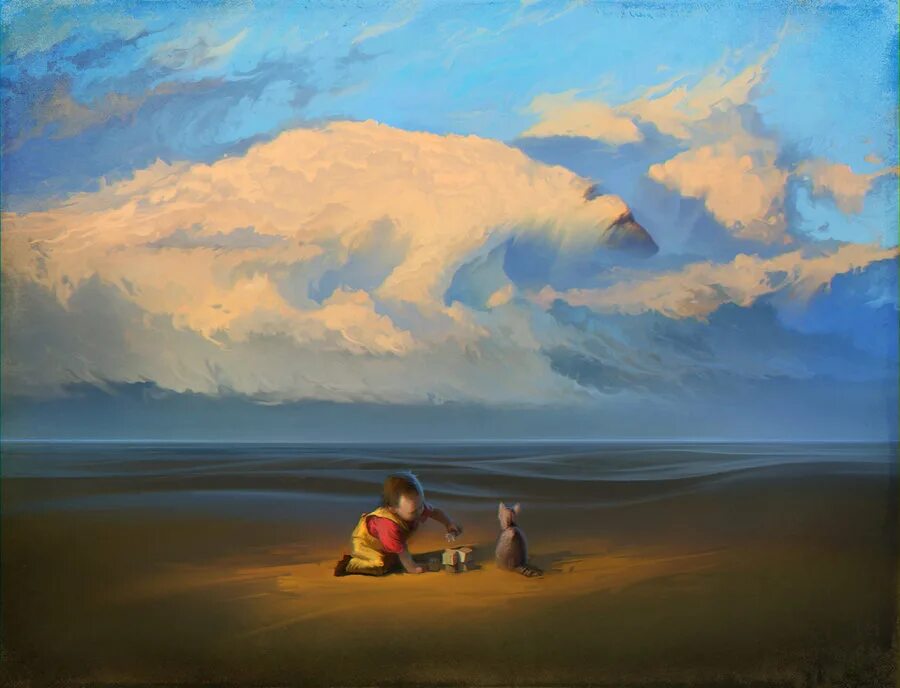 Умиротворяющая картина. Художник Artem rhads Cheboha.