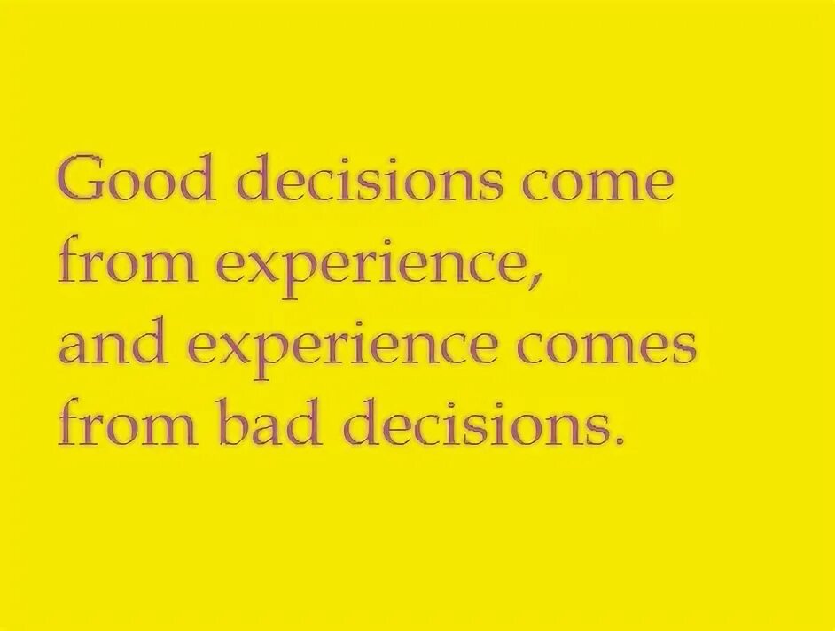 Bad experience is quotes.