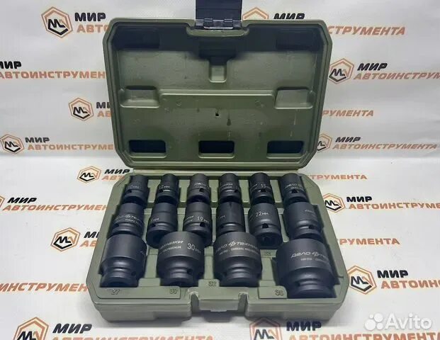 Набор ударных головок дело техник. Дело техники 660116.
