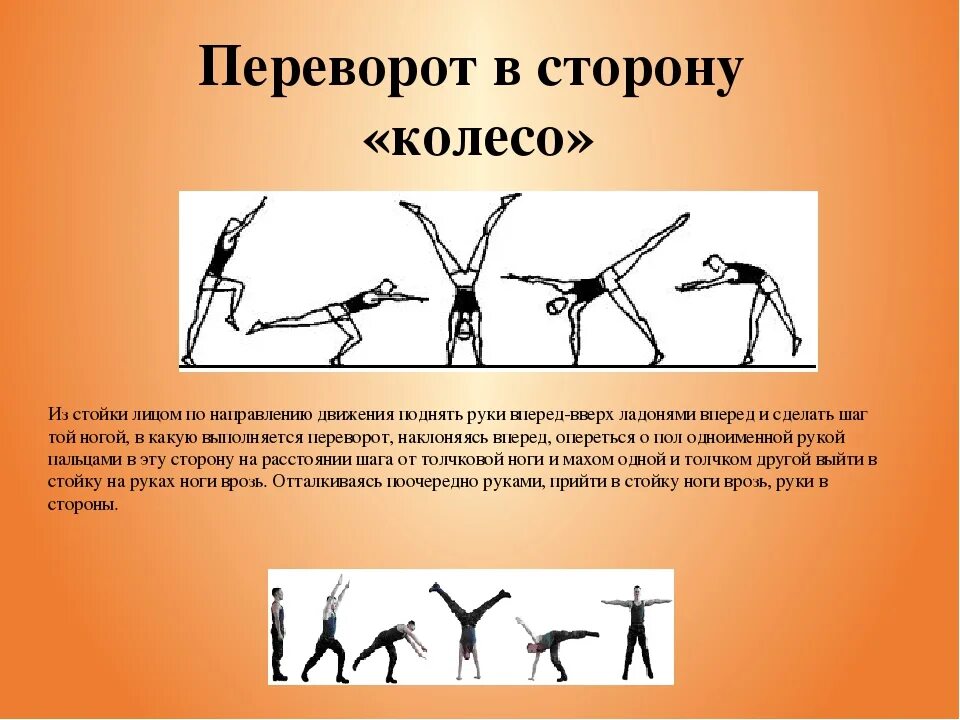 Какие движения происходят. Колесо упражнение гимнастика. Техника выполнения гимнастических упражнений. Колесо техника выполнения. Упражнение колесо в гимнастике техника выполнения.