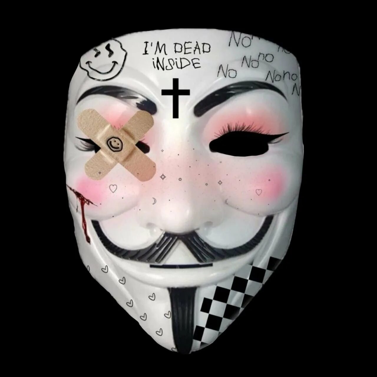 Как можно разукрасить маску для квадробики. Маска Анонимуса Разрисованная. Украшения для маски Анонимуса. Макияж для маски Анонимуса. Идеи для маски анонимки.
