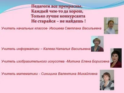 Малая сайт учителя математики