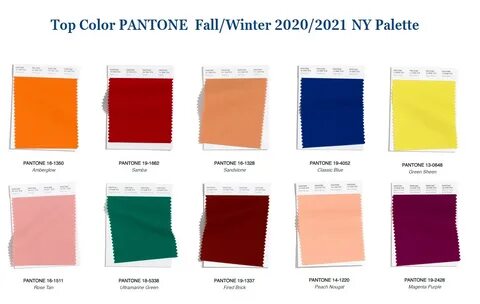 Top color trend fall winter 2020 Pantone report - Milan Style Guide - стили...