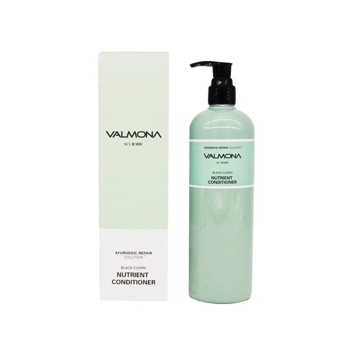Black solution. [valmona] кондиционер аюрведа ayurvedic repair solution black cumin nutrient conditioner, 480 мл. [valmona] кондиционер аюрведа ayurvedic repair solution black cumin nutrient conditioner, 100 мл. [valmona] шампунь для волос аюрведа ayurvedic scalp solution black cumin shampoo, 480 мл. [valmona] шампунь для волос аюрведа ayurvedic scalp solution black cumin shampoo, 100 мл.