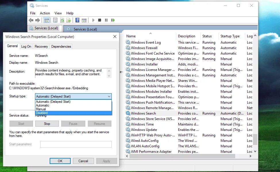 Отключить службу windows search. Виндовс серч. служба windows search. отключение windows search. windows 7 поиск.