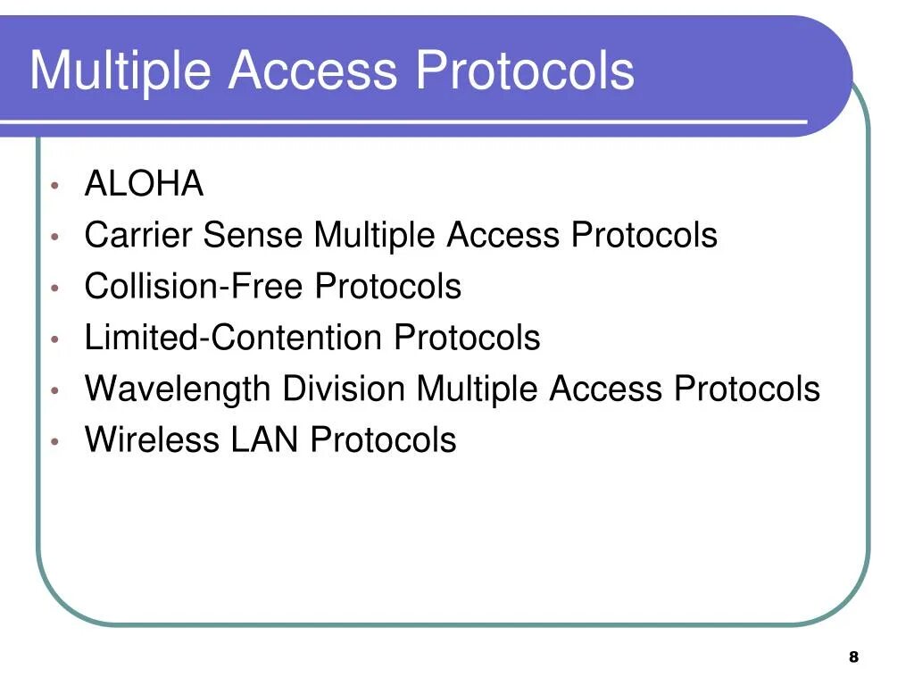 Scandinavian Multi access reservations. Access protocol