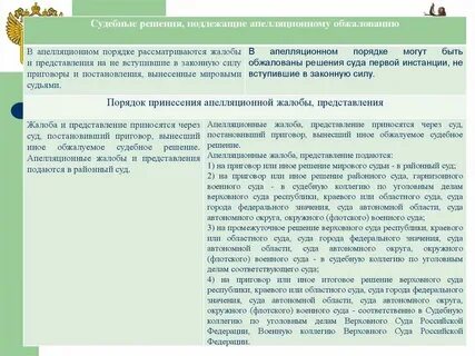 После апелляционный срок рассмотрения