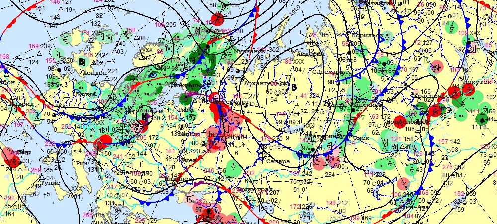 Карты приземного анализа. Синоптическая карта. Синоптическая карта России. Приземная синоптическая карта. Основные синоптические карты.
