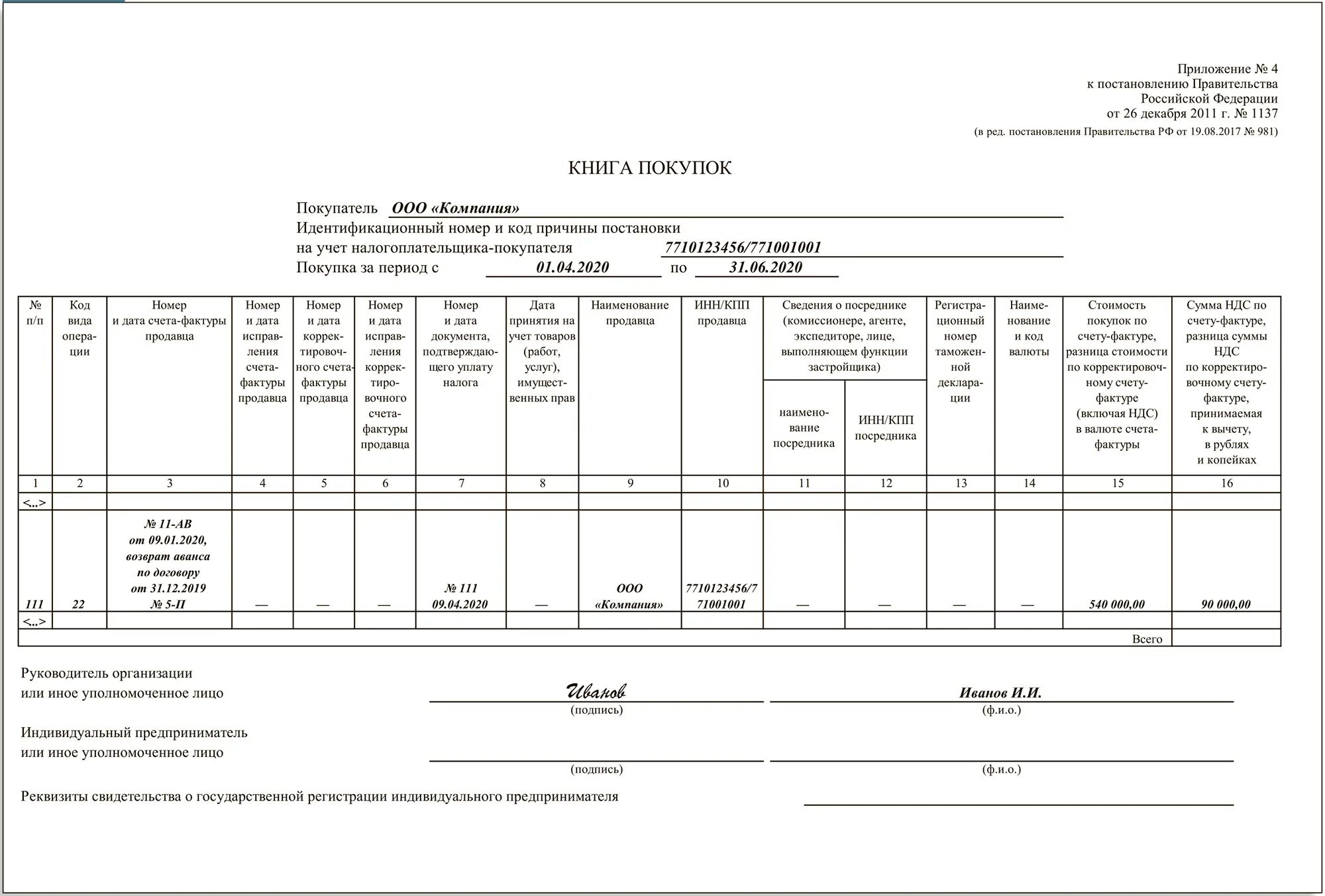 Приложение купить книгу. Книга покупок и книга продаж образец заполнения. Книга покупок НДС пример. Книга покупок образец заполнения 2021. Книга покупок заполненный образец.
