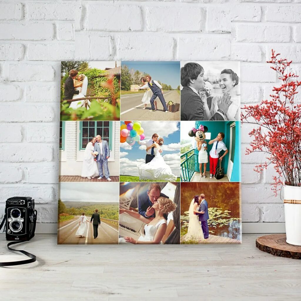 Фотоколлаж на холсте. Идеи для коллажа. Коллаж из фотографий на холсте. Фотоколлаж на холсте. Печать коллажа.