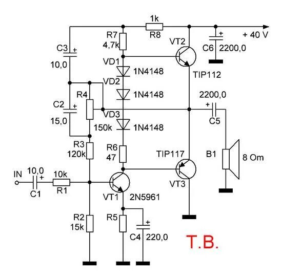 Транзисторные унч. Схема усилителя низкой частоты на биполярном транзисторе. Мостовой усилитель мощности на транзисторах схема. Усилитель звука на 2 транзисторах схема на транзисторах. Усилитель мощности на 5 транзисторах.