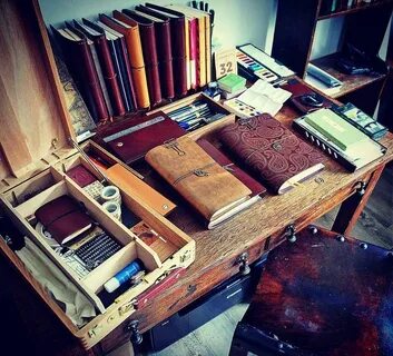 The books on my desk