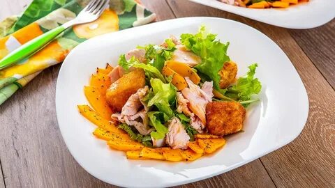 Салат с индейкой